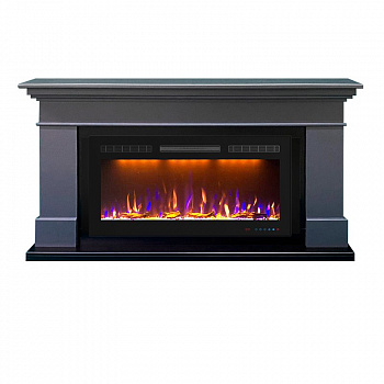 Каминокомплект California Graphite Grey 36/40 - Серый графит (Высота 855 см) с очагом Crystal 36 RF
