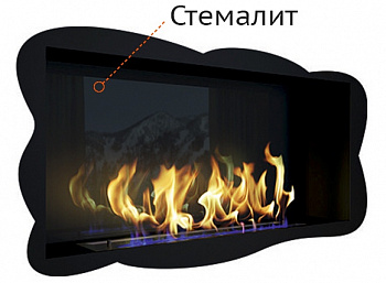 Стемалит для Биокамина угловой Standart 900 левый/правый (ZeFire)