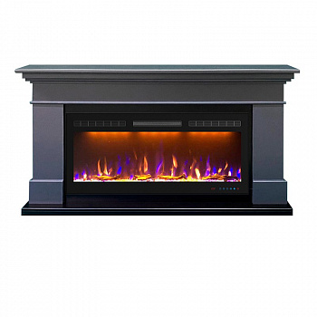 Каминокомплект California Graphite Grey 36/40 - Серый графит (Высота 855 см) с очагом Crystal 40 RF